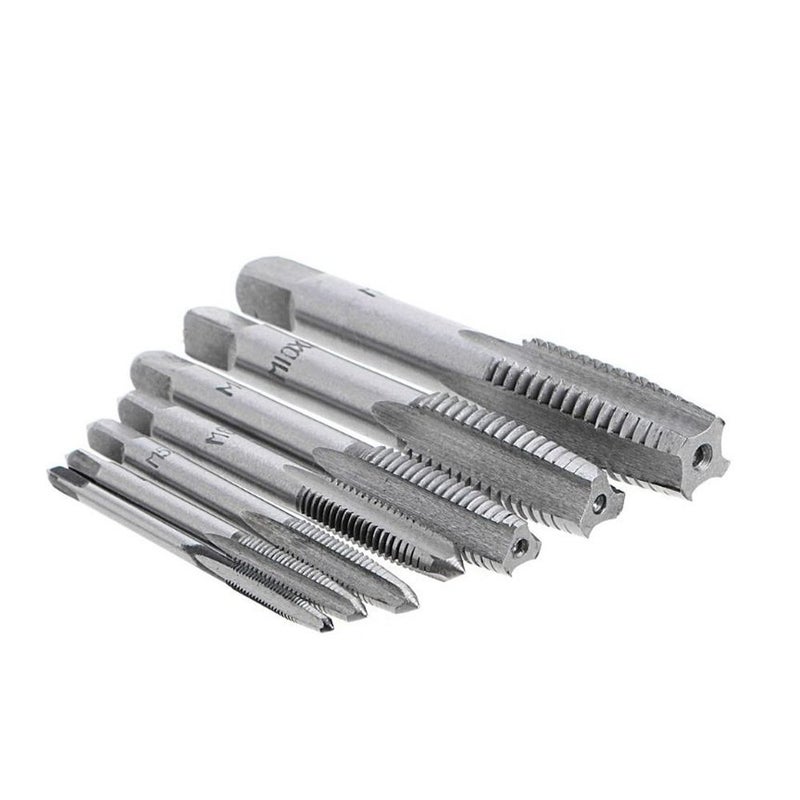 QISF 7Pcs Bearing Steel Metric Screw Thread Tap M3-M12 Plug Tap Set(Wrench is not include) - Image 2